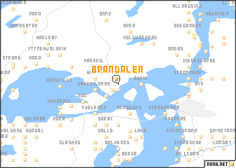 map of Brandalen