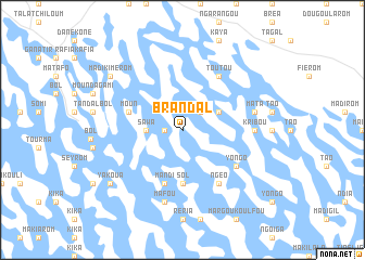 map of Brandal