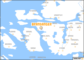 map of Brandanger