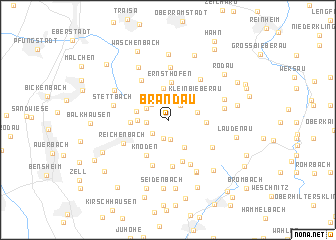 map of Brandau