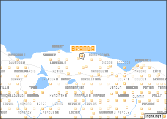 map of Branda