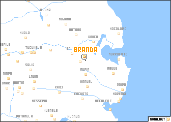 map of Branda