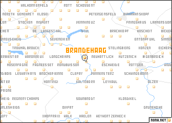 map of Brandehaag