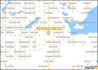 map of Brandenberg