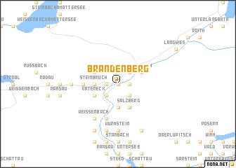 map of Brandenberg