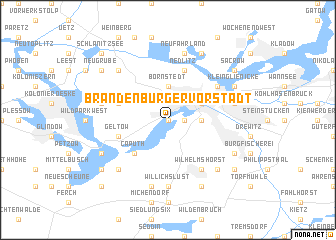 map of Brandenburger Vorstadt