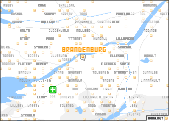 map of Brandenburg