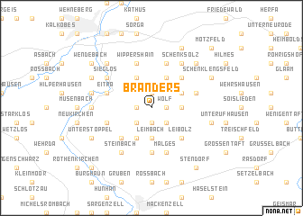 map of Branders