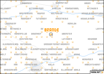 map of Brande