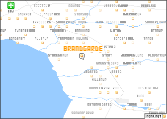 map of Brandgårde