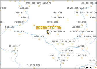 map of Brandgegend