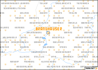 map of Brandhäuser