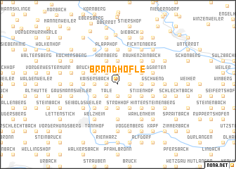 map of Brandhöfle