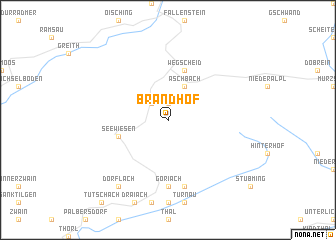 map of Brandhof