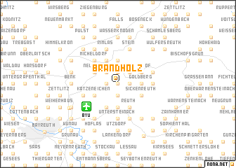 map of Brandholz