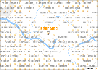 map of Brandião