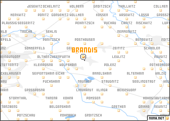 map of Brandis