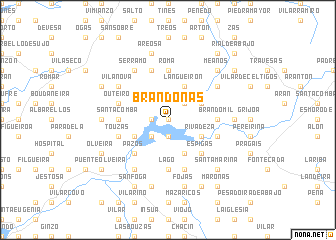 map of Brandoñas