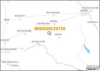 map of Brandon Center