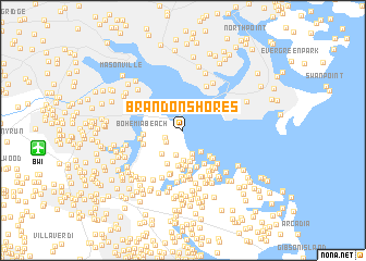 map of Brandon Shores