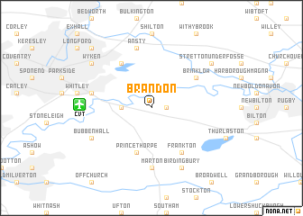 map of Brandon