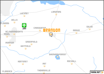 map of Brandon