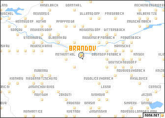 map of Brandov