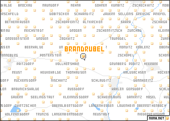 map of Brandrübel