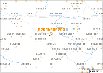 map of Brandsberga