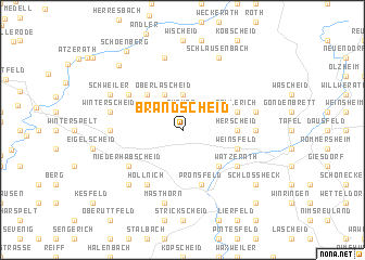 map of Brandscheid