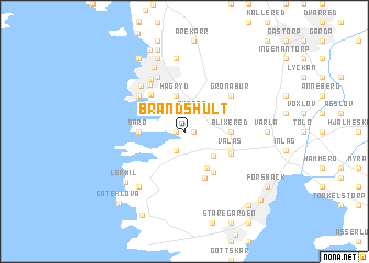 map of Brandshult