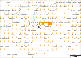 map of Brandstetten