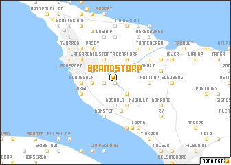 map of Brandstorp