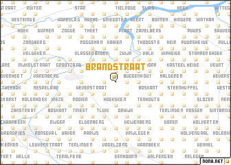 map of Brandstraat