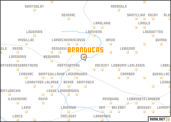 map of Branducas