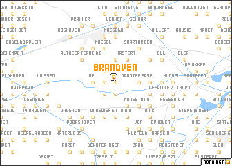 map of Brandven