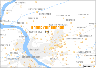 map of Brandywine Manor