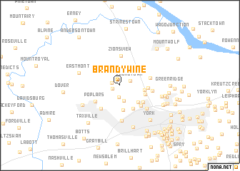 map of Brandywine