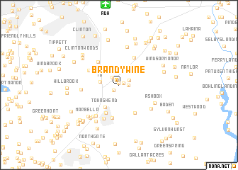 map of Brandywine