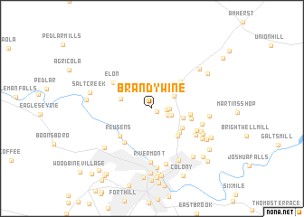 map of Brandywine