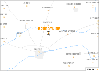 map of Brandywine