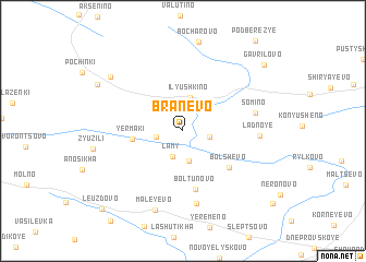 map of Branevo