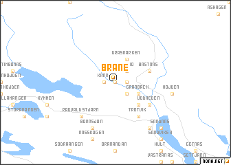 map of Bråne