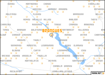 map of Brangues