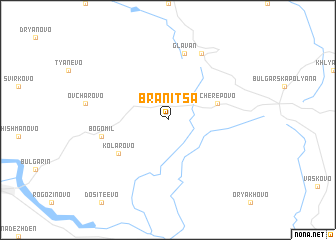 map of Branitsa