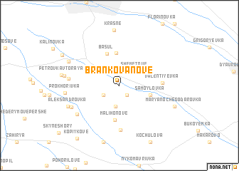 map of Brankovanove