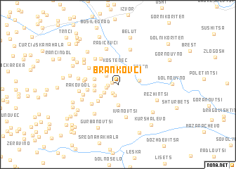 map of Brankovci