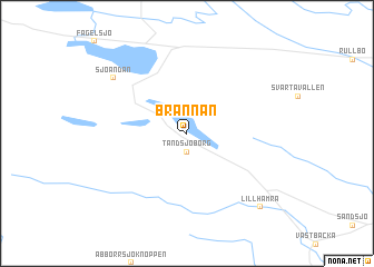 map of Brännan