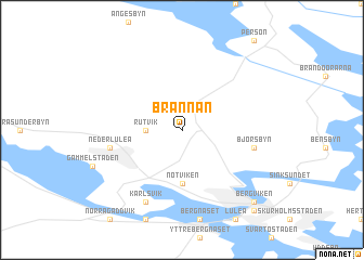 map of Brännan