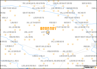 map of Brannay